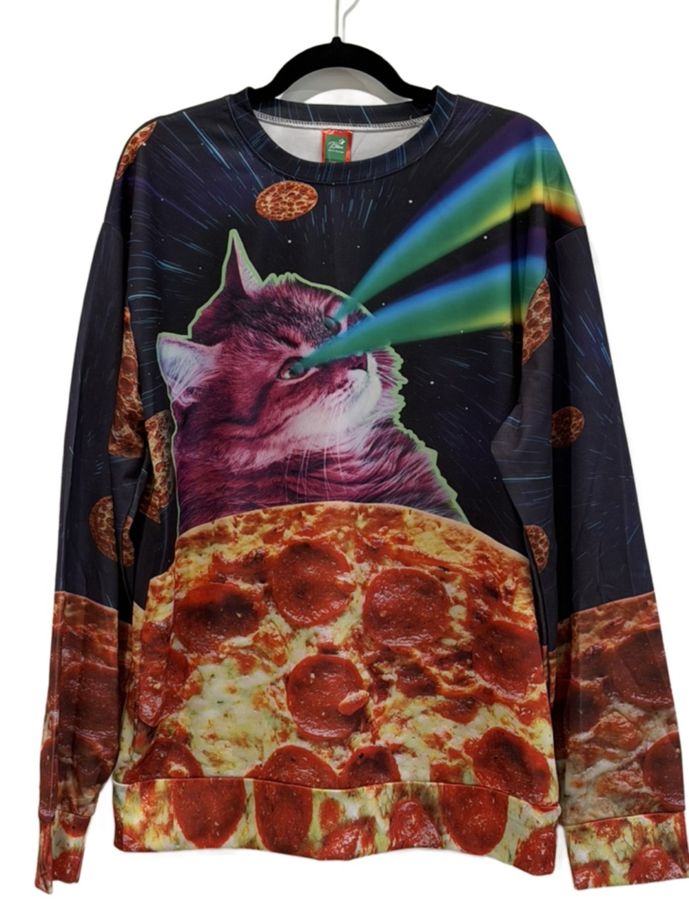 Ugly Sweater Pizza Cat UNI XL